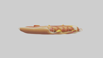 Hot Dog Pack model VR / AR / low-poly