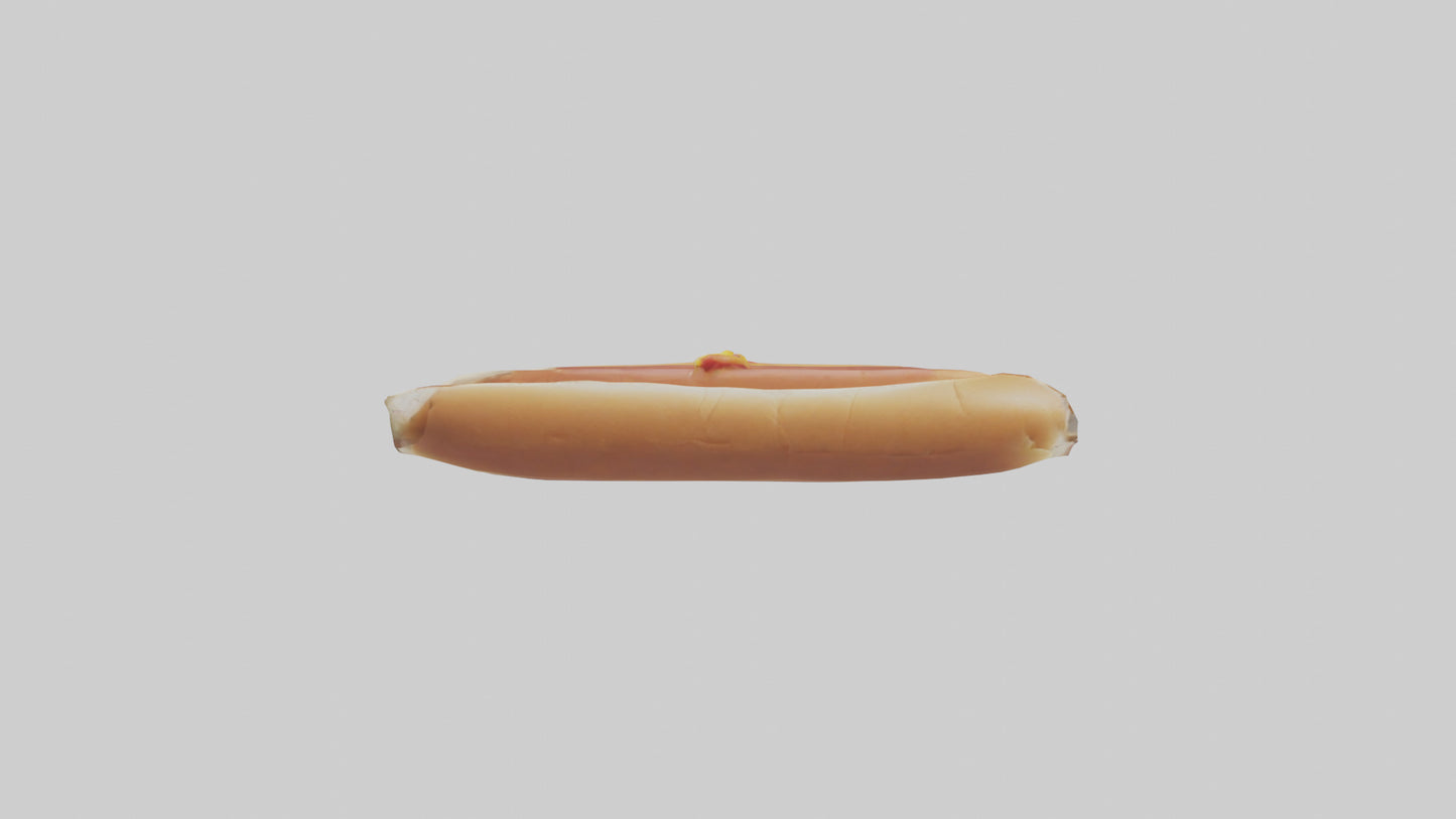 Hot Dog Pack model VR / AR / low-poly