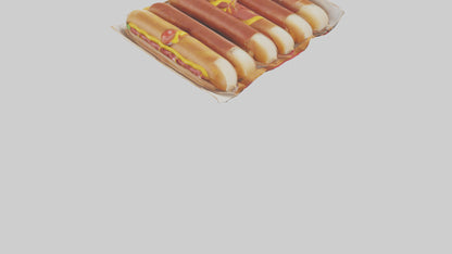 Hot Dog Pack model VR / AR / low-poly