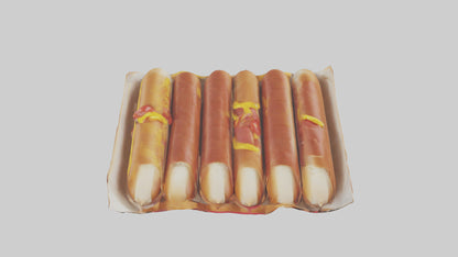 Hot Dog Pack model VR / AR / low-poly