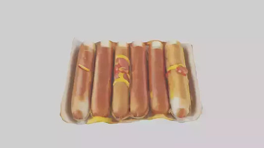 Hot Dog Pack model VR / AR / low-poly