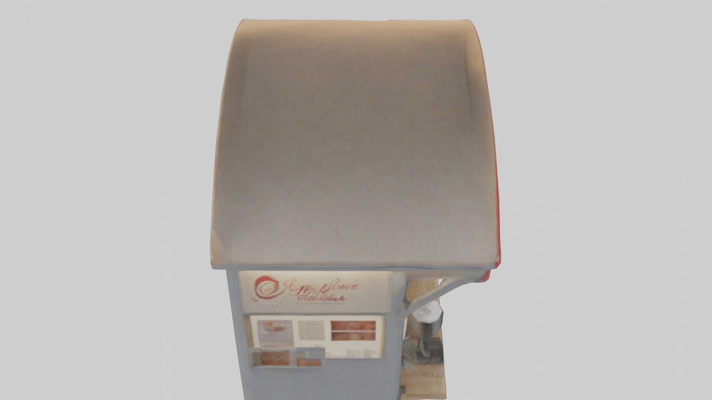 Hot Drink Stand model VR / AR / low-poly