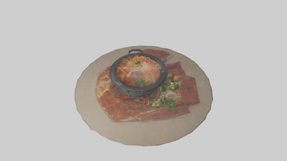 3D model Hot pot model VR / AR / low-poly