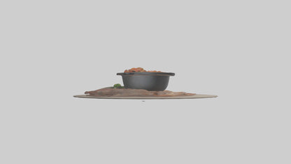 3D model Hot pot model VR / AR / low-poly