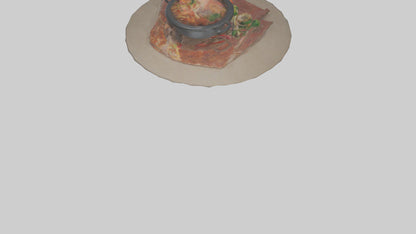 3D model Hot pot model VR / AR / low-poly