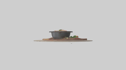 3D model Hot pot model VR / AR / low-poly