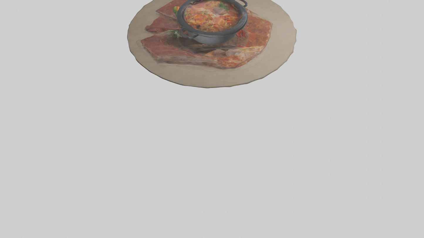 3D model Hot pot model VR / AR / low-poly