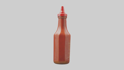 Hot Sauce Bottle model VR / AR / low-poly