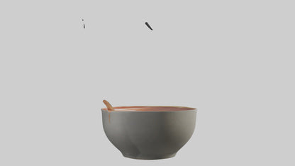 Hot Soup Bowl model VR / AR / low-poly