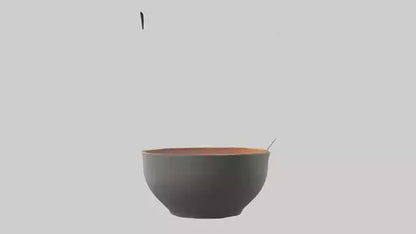 Hot Soup Bowl model VR / AR / low-poly