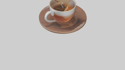 Hot tea model VR / AR / low-poly