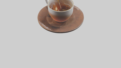 Hot tea model VR / AR / low-poly