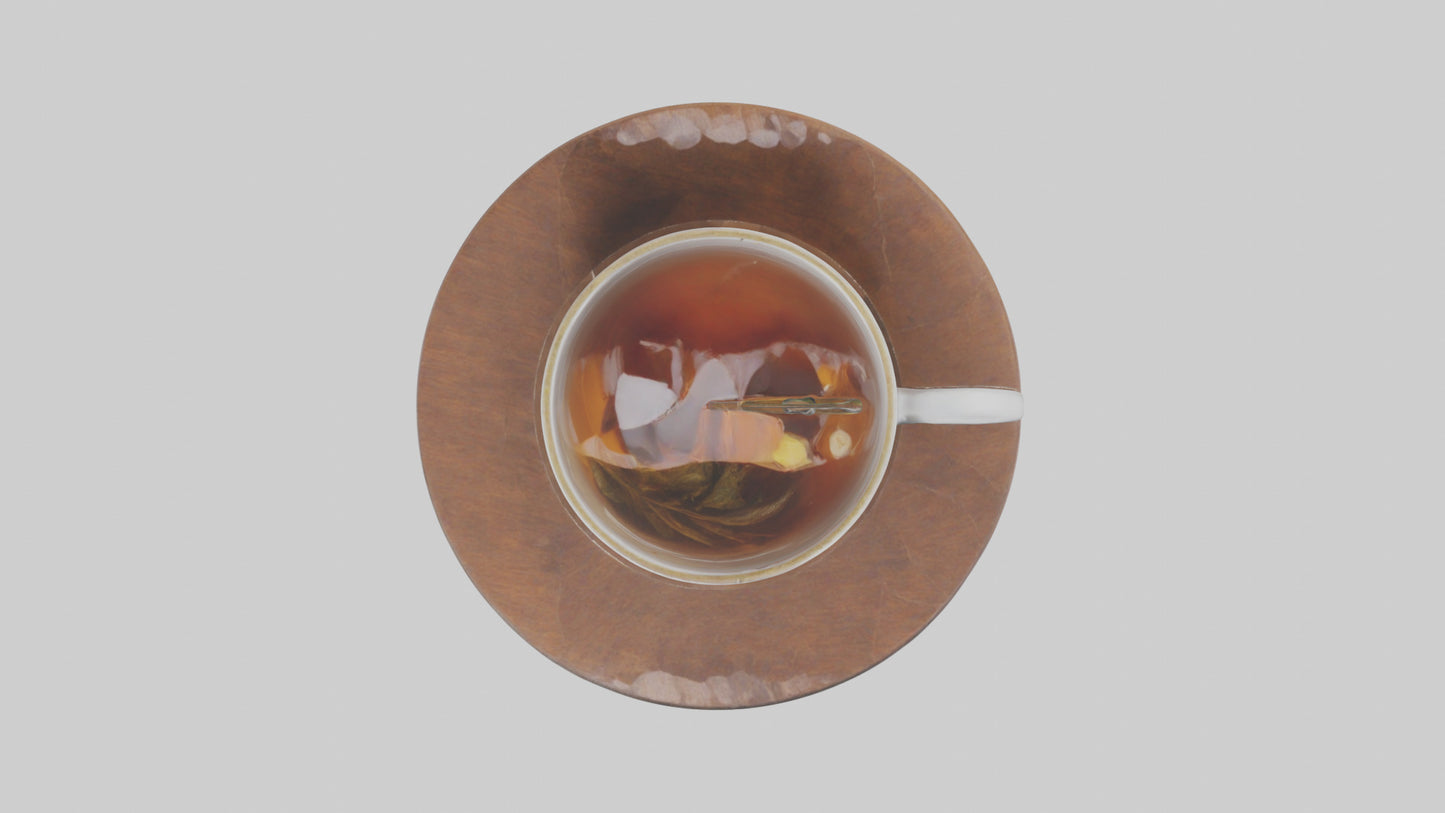 Hot tea model VR / AR / low-poly