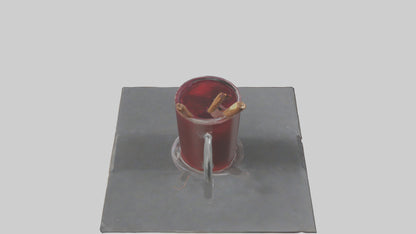 Hot wine punch model VR / AR / low-poly