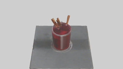 Hot wine punch model VR / AR / low-poly