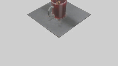Hot wine punch model VR / AR / low-poly