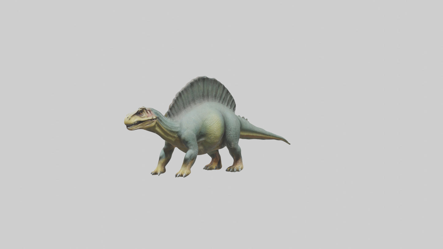3D model Huayangosaurus model VR / AR / low-poly