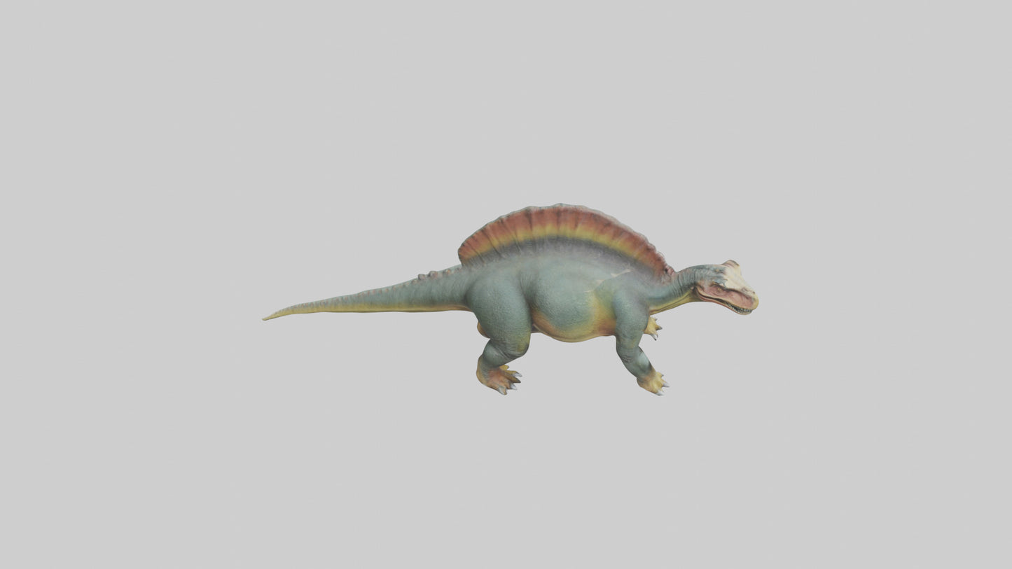 3D model Huayangosaurus model VR / AR / low-poly