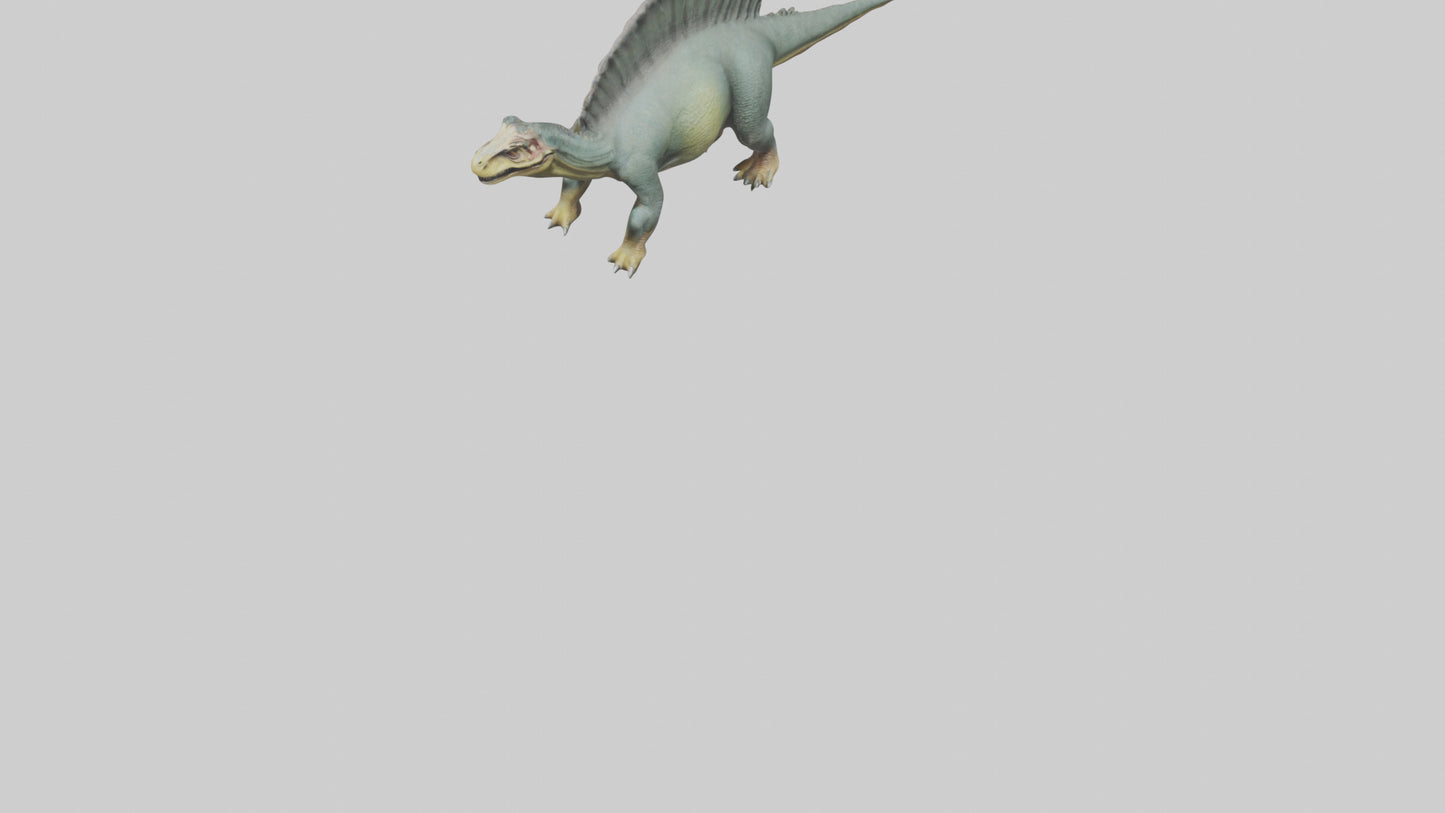 3D model Huayangosaurus model VR / AR / low-poly