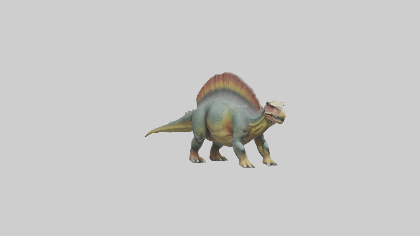 3D model Huayangosaurus model VR / AR / low-poly