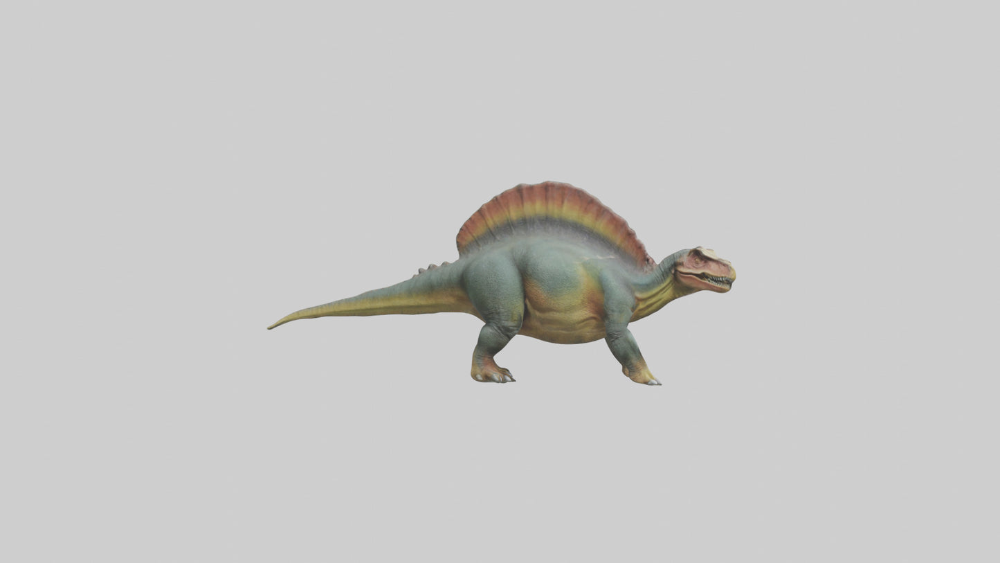 3D model Huayangosaurus model VR / AR / low-poly