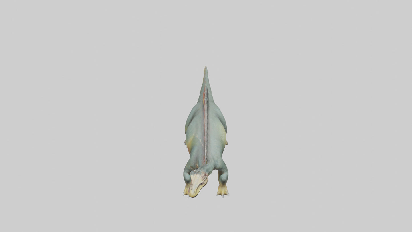 3D model Huayangosaurus model VR / AR / low-poly