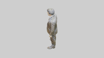 Hugh Grant statue model VR / AR / low-poly