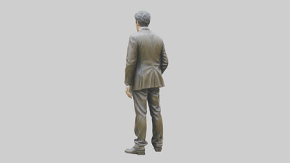 Hugh Grant statue model VR / AR / low-poly