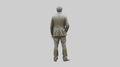 Hugh Grant statue model VR / AR / low-poly