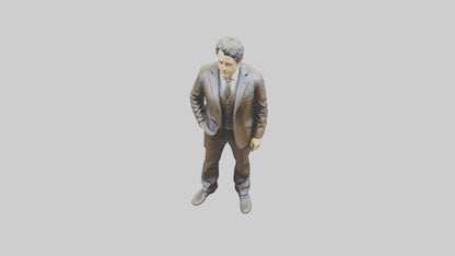 Hugh Grant statue model VR / AR / low-poly