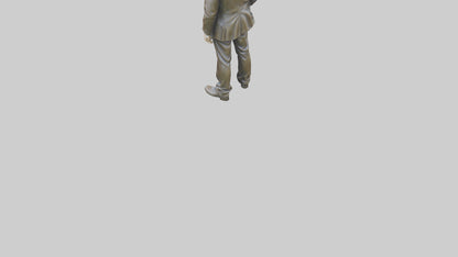 Hugh Grant statue model VR / AR / low-poly