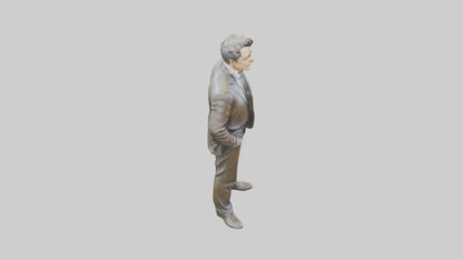 Hugh Grant statue model VR / AR / low-poly