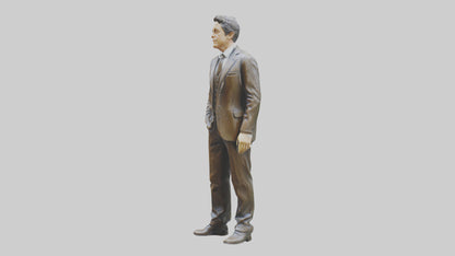 Hugh Grant statue model VR / AR / low-poly