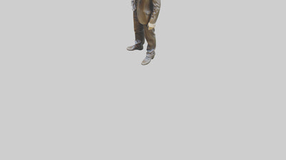 Hugh Grant statue model VR / AR / low-poly