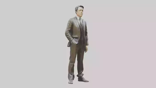 Hugh Grant statue model VR / AR / low-poly