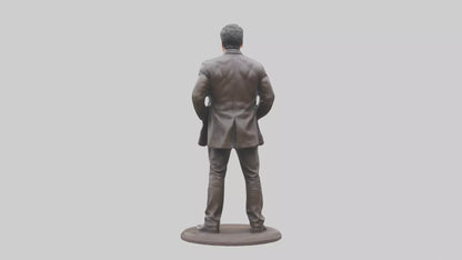 3D model Hugh Jackman statue model VR / AR / low-poly