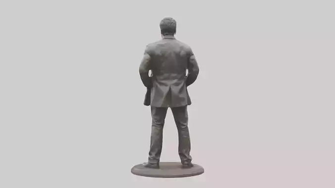 3D model Hugh Jackman statue model VR / AR / low-poly