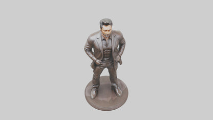 3D model Hugh Jackman statue model VR / AR / low-poly