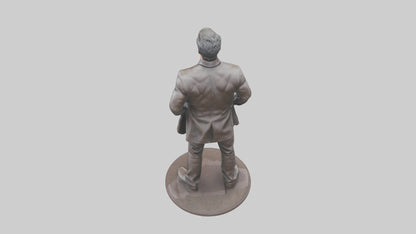 3D model Hugh Jackman statue model VR / AR / low-poly