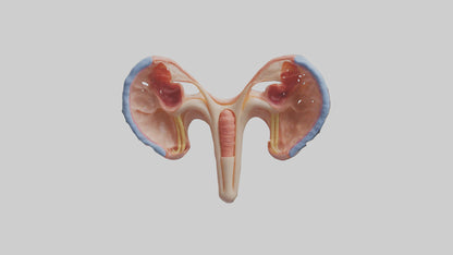 3D model Human Fallopian Tubes Model VR / AR / low-poly