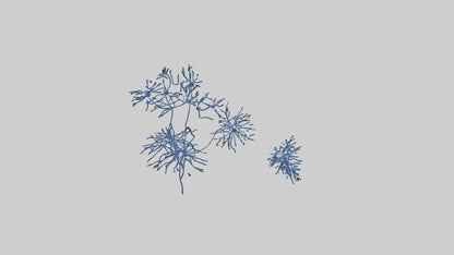 Human Glial Cells Model VR / AR / low-poly