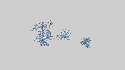 Human Glial Cells Model VR / AR / low-poly