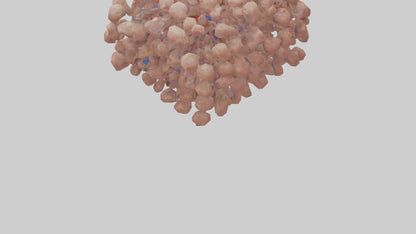 3D model Human Lymph Nodes Model VR / AR / low-poly