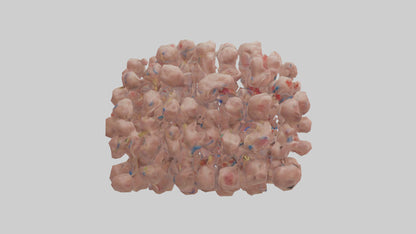 3D model Human Lymph Nodes Model VR / AR / low-poly