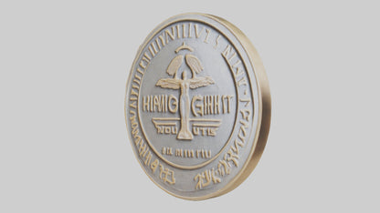 3D model Human Rights Medal model VR / AR / low-poly