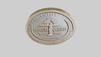 3D model Human Rights Medal model VR / AR / low-poly