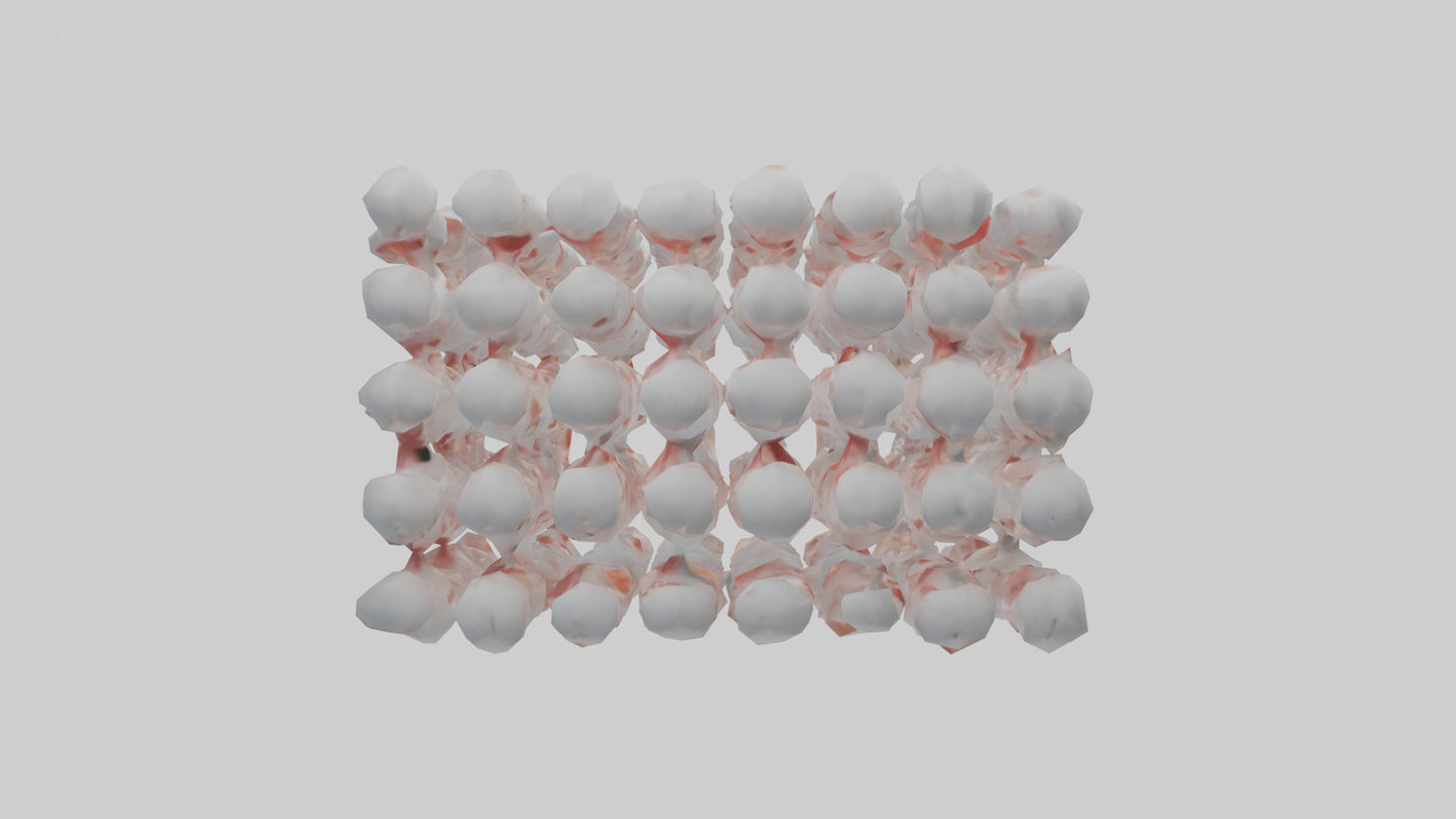 3D model Human White Blood Cells Model VR / AR / low-poly