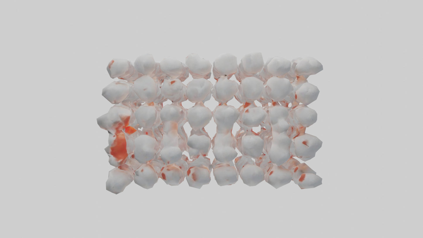 3D model Human White Blood Cells Model VR / AR / low-poly