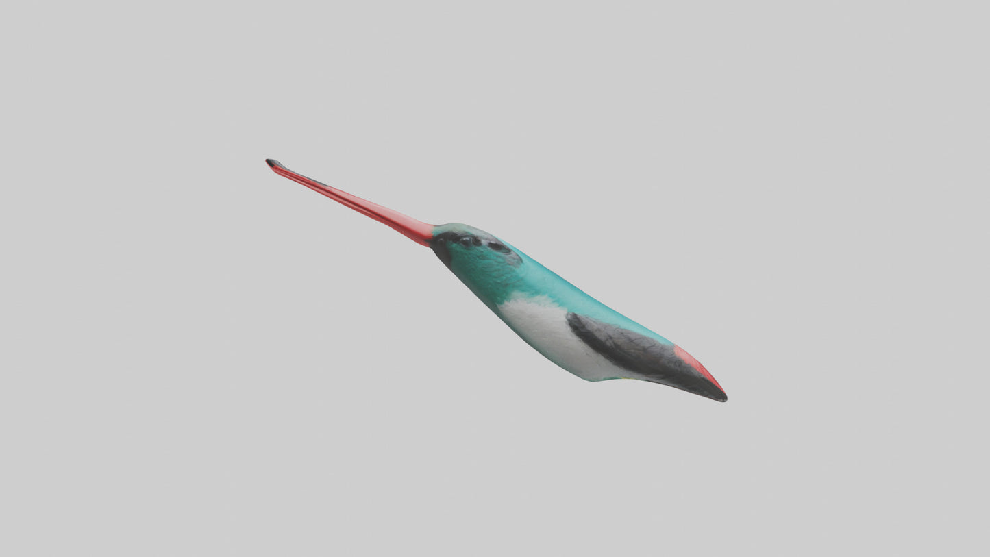 3D model Hummingbird Beak Model VR / AR / low-poly