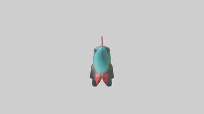 3D model Hummingbird Beak Model VR / AR / low-poly